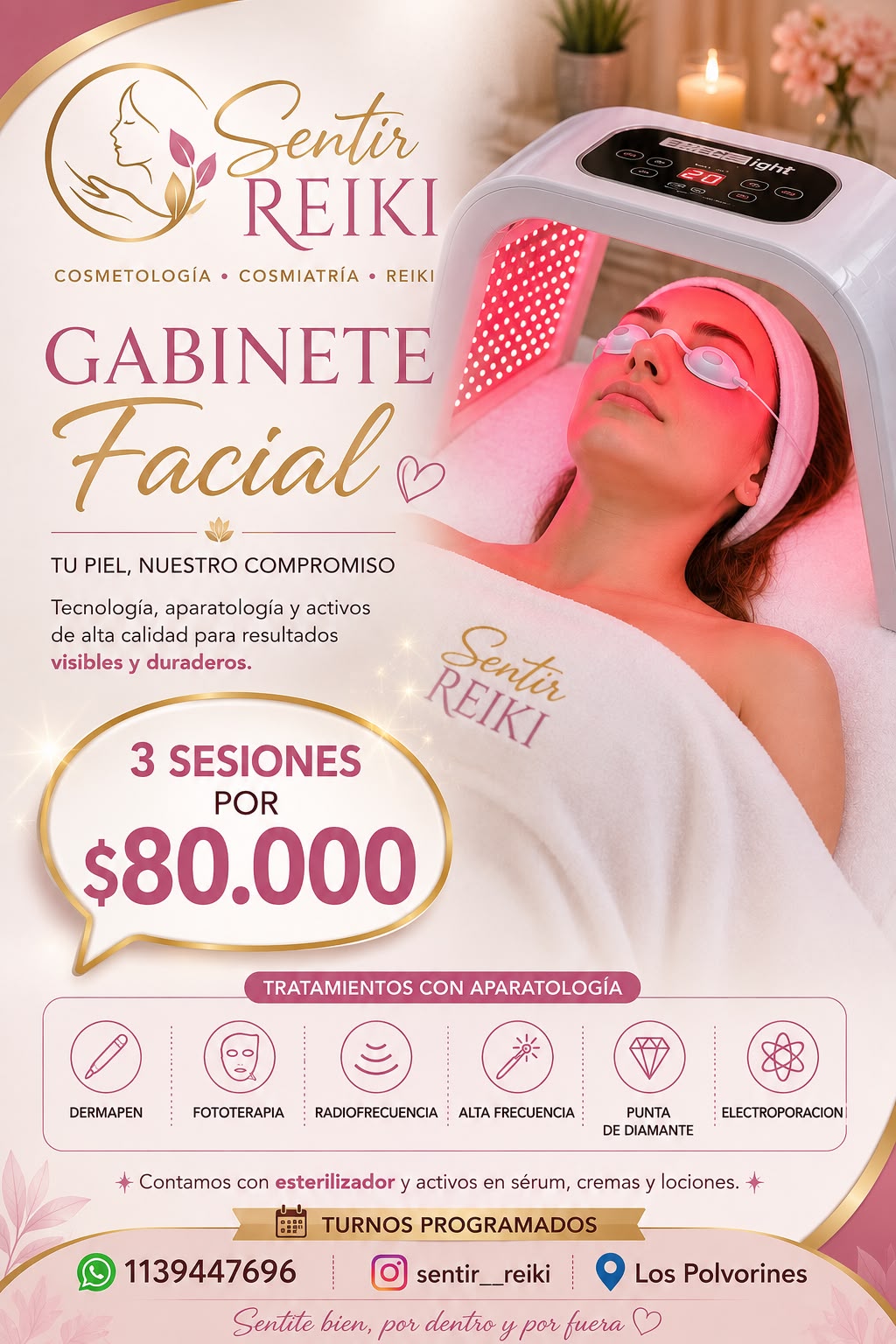 Pack 3 sesiones faciales